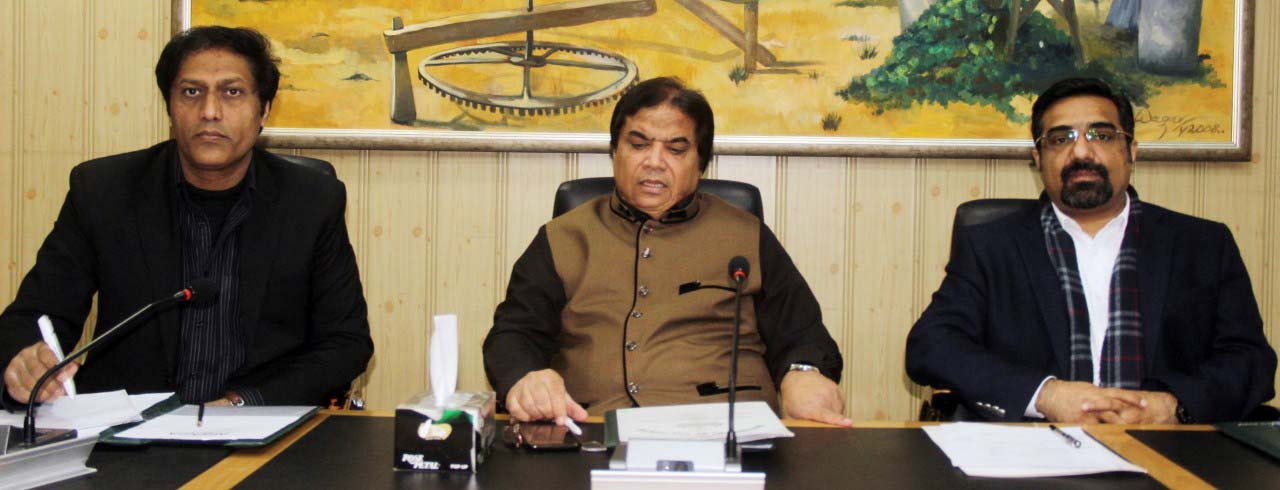 حنیف عباسی کی سپورٹس منصوبے جلد از جلد مکمل کرنے کی ہدایت