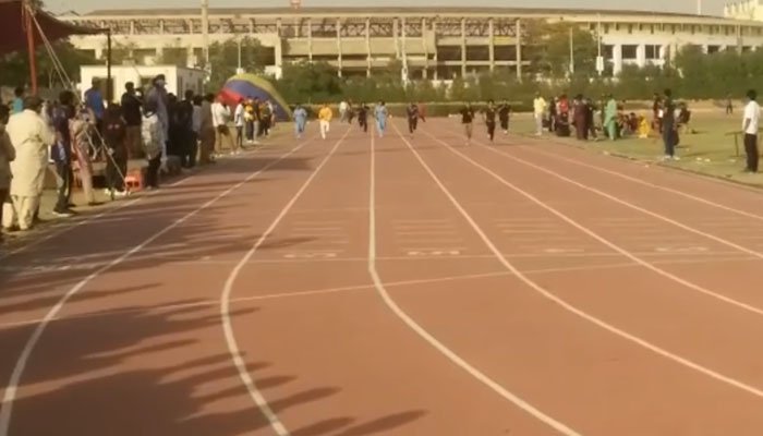 سندھ گیمز: 100 میٹر ریس میں کراچی کے اسامہ تیز ترین ایتھلیٹ قرار