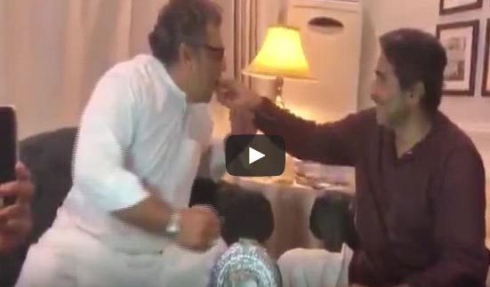جاوید میانداد نے عمران خان کو پان کا تحفہ بھیج دیا،،وڈیو دیکھیں
