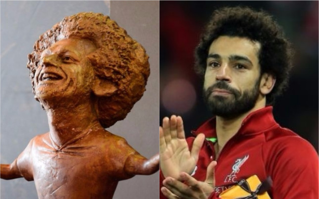 مصر کے فٹبالر محمد صالح کا مجسمہ تنقید کی زد میں آگیا