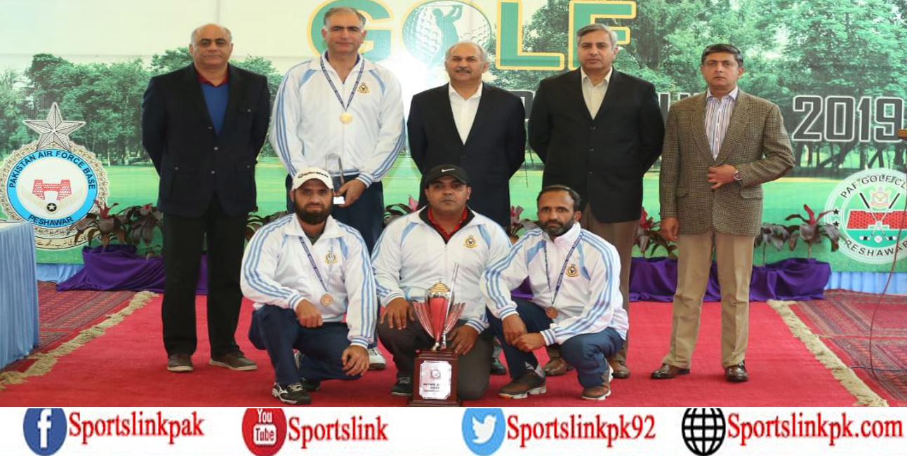 پی اے ایف اکیڈمی اصغر خان نے پاک فضائیہ کی انٹر بیس گالف چیمپئن شپ جیت لی