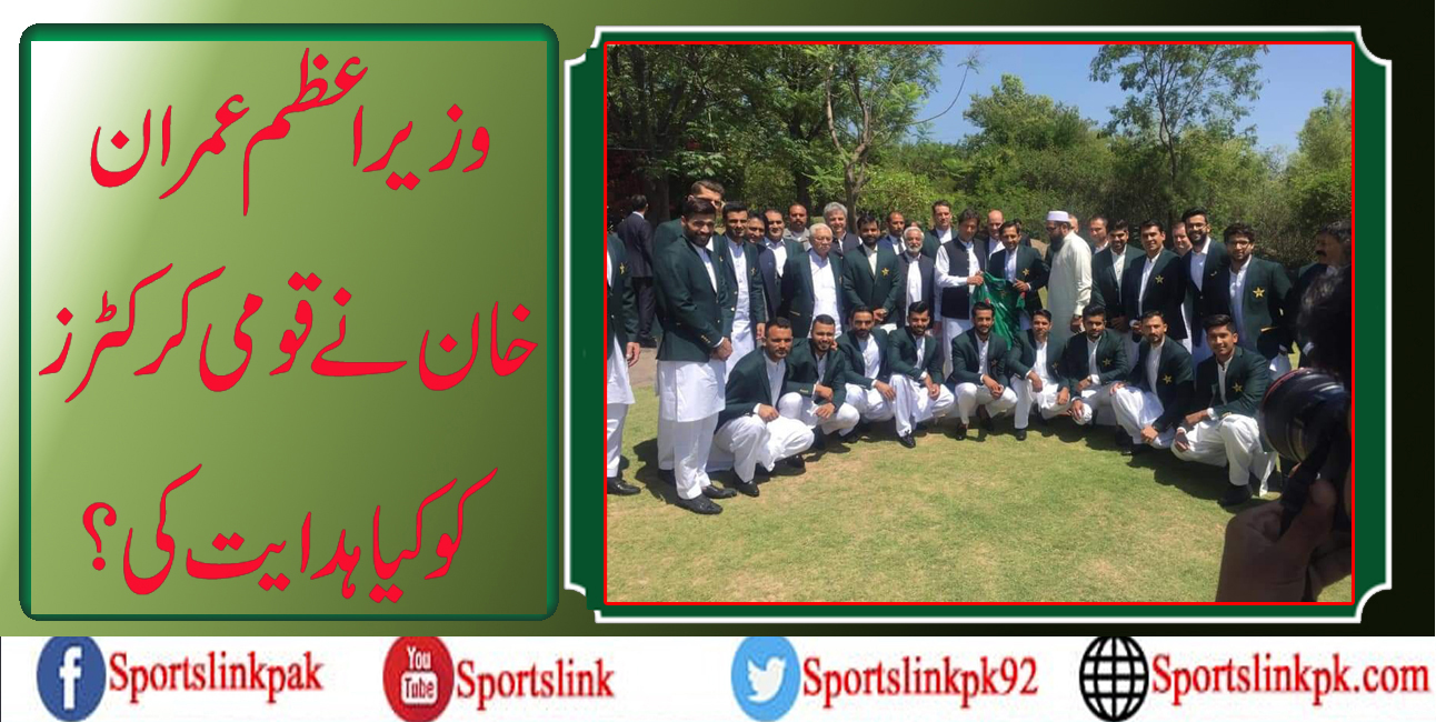 وزیراعظم عمران خان نے قومی کرکٹرز کو کیا ہدایت کی؟
