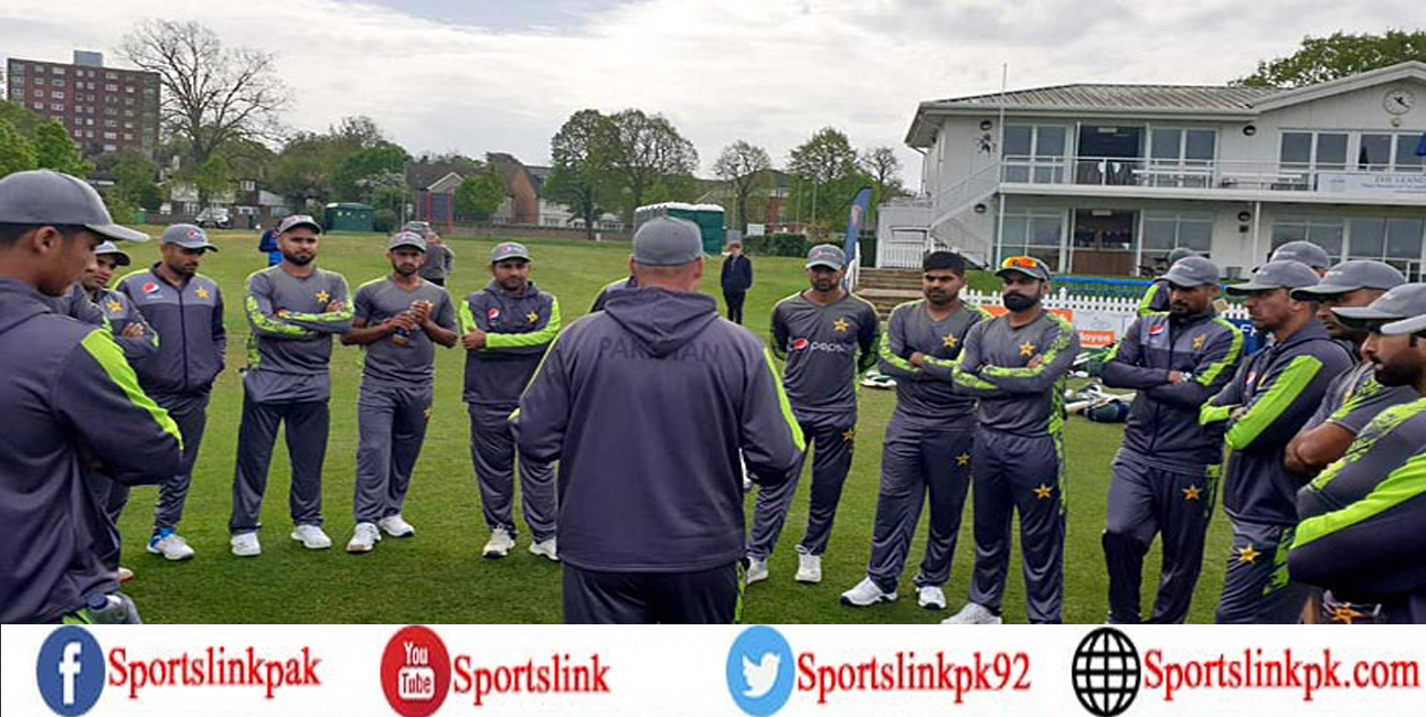پاکستان کرکٹ ٹیم نے کینٹ کے بیکنہم گراؤنڈ میں بھرپور ٹریننگ کا آغاز کردیا