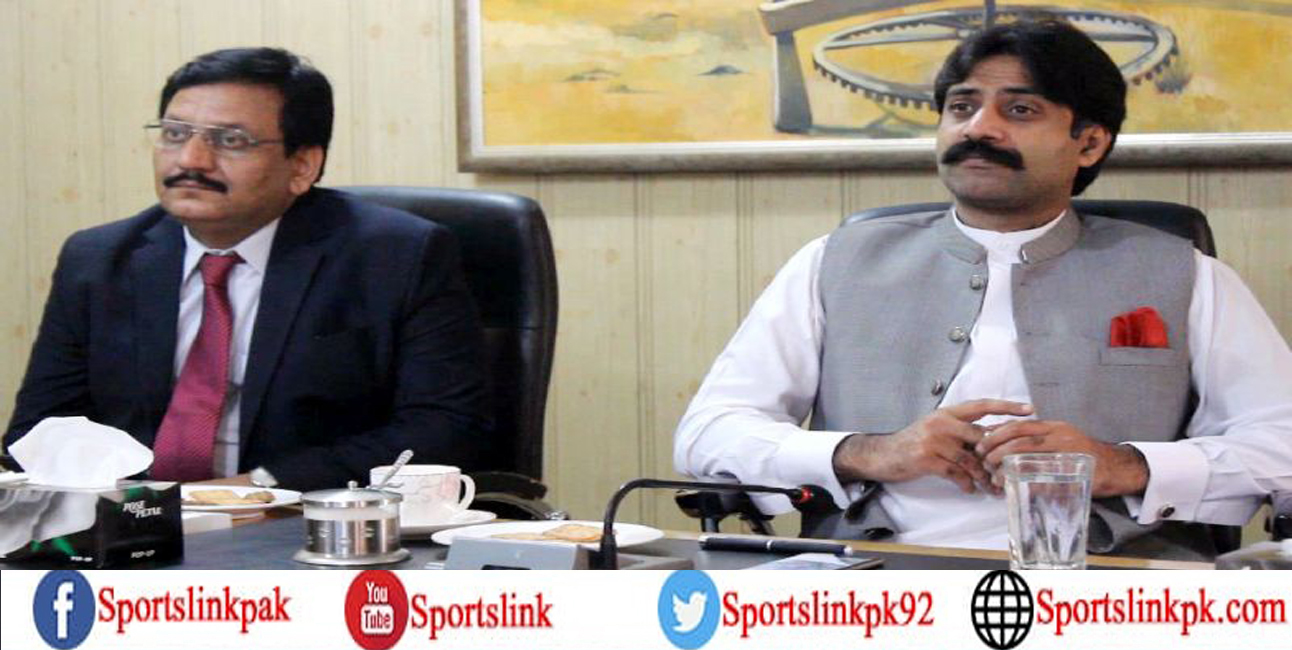سپورٹس کے ترقیاتی منصوبوں کے حوالے سے اہم اجلاس،رائے تیمور خان بھٹی نے صدارت کی