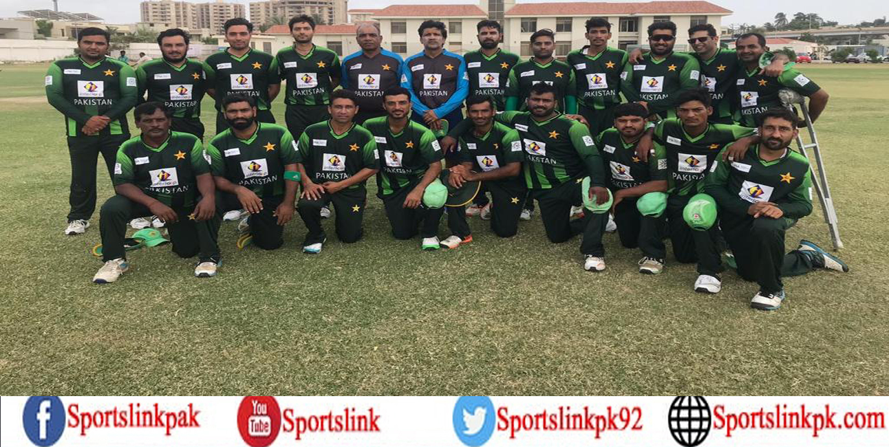 پاکستان ڈس ایبلڈ کرکٹ ٹیم پہلی ورلڈ سیریز کیلئے لندن روانہ ہوگئی