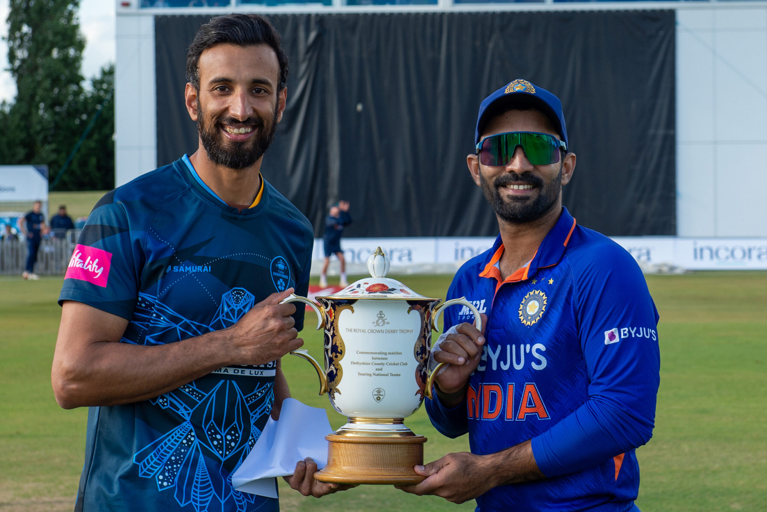 بھارت نے ڈربی شائر کو وارم اپ ٹی ٹوئنٹی میچ میں شکست دیدی
