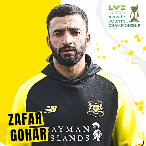 ٹیسٹ کرکٹر ظفر گوہر کی کائونٹی کرکٹ میں تباہ کن بائولنگ،10 شکار کئے