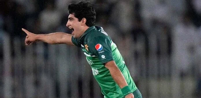 فاسٹ بولر نسیم شاہ کا شاندار اعزاز اپنے نام کرلیا .