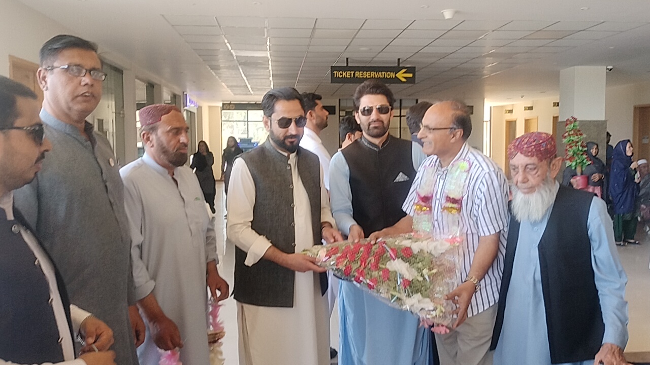 34 ویں نیشنل گیمز ; صدر پاکستان سپورٹس رائیٹرز فیڈریشن امجد عزیز ملک کوئٹہ پہنچ گئے۔
