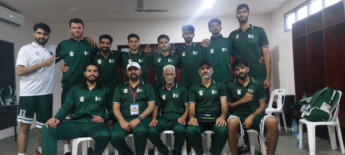 پاکستان پانچ ملکی انٹرنیشنل باسکٹ بال چیمپٸین شپ کے سیمی فاٸنل میں پہنچ گیا