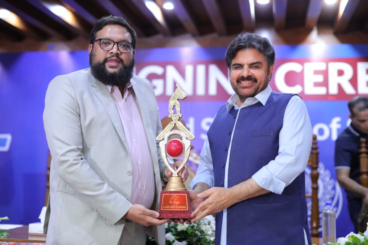 سندھ پریمیئر لیگ نے الحیات گروپ کو سیزن 1 کے لیے گولڈ اسپانسر بنانے کا اعلان کر دیا