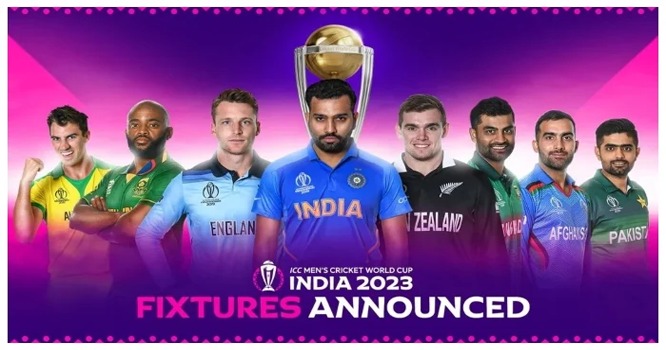 انٹرنیشنل کرکٹ کونسل نے کرکٹ ورلڈ کپ 2023 کے شیڈول کا اعلان کر دیا۔
