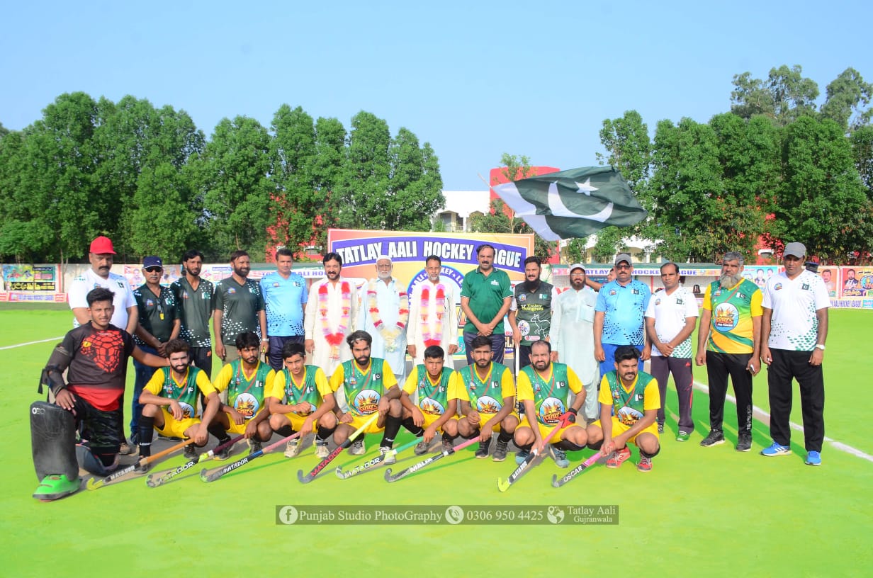 تتلےعالی ہاکی لیگ کے چوتھے روز دو میچ کھیلے گیے
