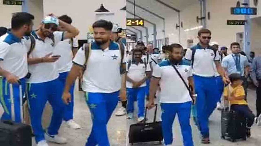افغانستان کے خلاف ون ڈے سیریز کیلئے قومی اسکواڈ سری لنکا پہنچ گیا.