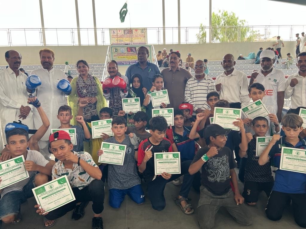 لیاری لیبر کلب نے آزادی کپ"جشن آزادی جونیئرباکسنگ چیمپیئن شپ جیت لی۔