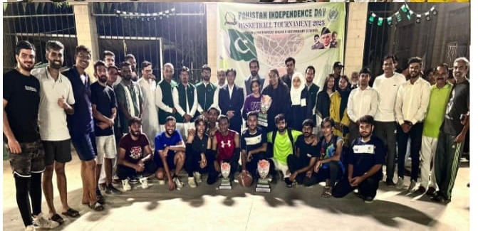 این۔جے۔وی اسکول میں چھہتر واں یوم آزادی باسکٹ بال ٹورنامنٹ کا انعقاد کیا گیا۔