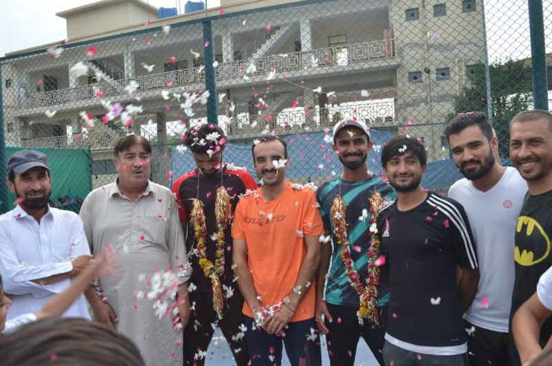 ڈیوس کپ، پاکستان ٹیم میں منتخب ہونیوالے خیبرپختونخوا کے شعیب خان اور برکت اللہ کے اعزاز میں تقریب.