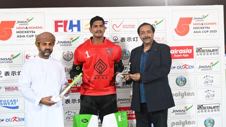 فائیو سائیڈ ایشیاء ہاکی کپ ; پاکستان نے انڈیا کو 4 کے مقابلہ میں 5 گول سے شکت دیدی۔
