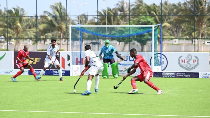 فائیو سائیڈ ایشیاء ہاکی کپ ; پاکستان نے عمان کو 4 کے مقابلہ میں 9 گول سے شکت دیدی۔
