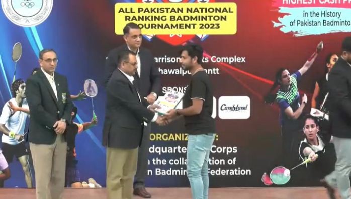آل پاکستان نیشنل رینکنگ بیڈمنٹن چیمپئن شپ 2023 کا انعقاد.