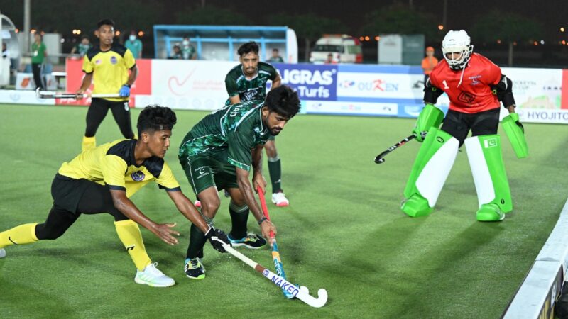 فائیو سائیڈ ایشیاء ہاکی کپ ; پاکستان اور ملائشیا کے مابین میچ ایک سنسنی خیز مقابلہ کے بعد ڈراء ہوگیا.