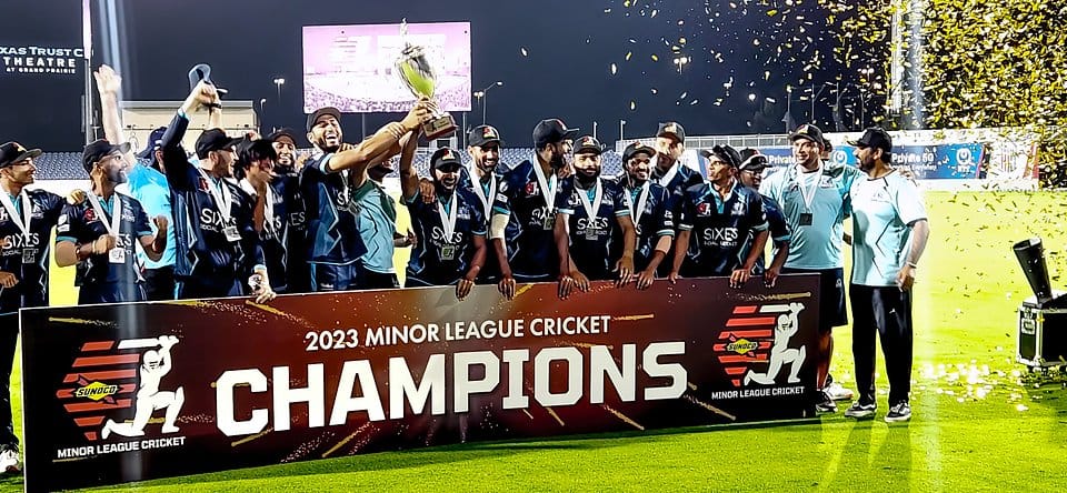 ڈیلاس مستانگز مائنر کرکٹ لیگ 2023 کی فاتح.