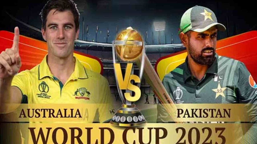 کرکٹ ورلڈکپ ; پاکستان نے آسٹریلیا کیخلاف ٹاس جیت کر فیلڈنگ کا فیصلہ کیا