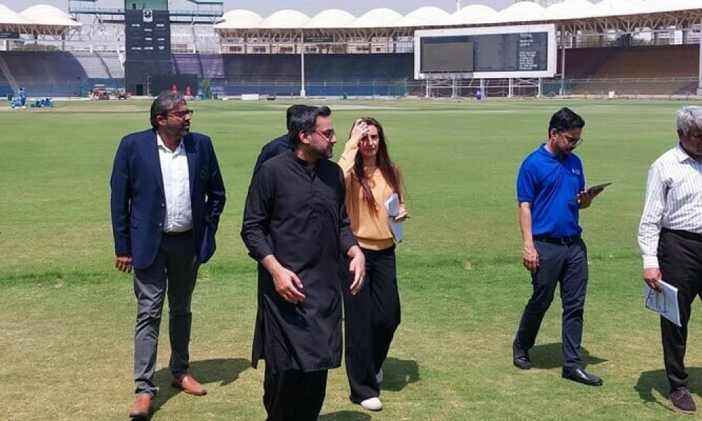 آئی سی سی کا وفد چیمپئنز ٹرافی کے انتظامات کا جائزہ لینے کیلئے پاکستان پہنچ گیا