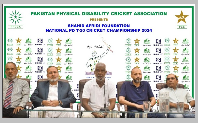 شاہد آفریدی فاونڈیشن نیشنل پی ڈی ٹی ٹوئنٹی چیمپئن شپ کا آغاز پیر سے ہو گا