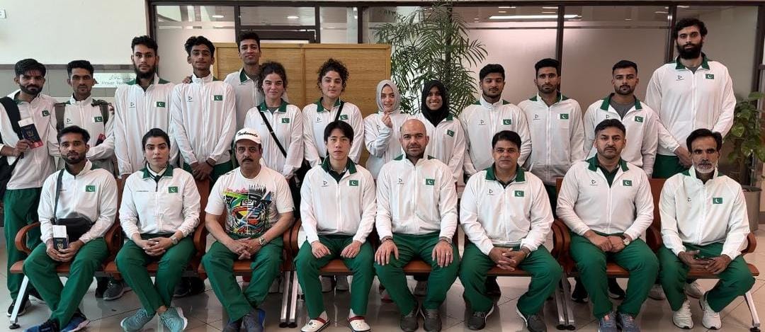 ایشین تائیکوانڈو چیمپئن شپ ؛  پاکستانی کھلاڑیوں اور آفیشلز کا دستہ ویتنام پہنچ گیا