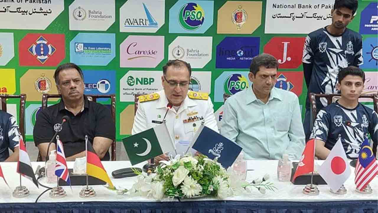 16 ویں چیف آف نیول سٹاف انٹرنیشنل سکواش چیمپئن شپ کراچی میں شروع ہوگی.