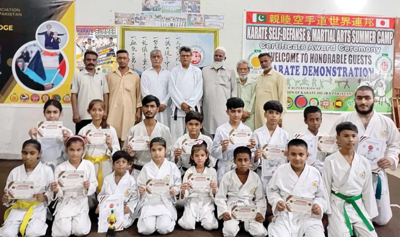 شن بوکو شوتوکان کراٹے اکیڈمی کے زیر اہتمام دو ماہ سے جاری
