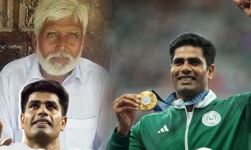 سُسر کا داماد ارشد ندیم کو بھینس کا تحفہ دینے کا اعلان