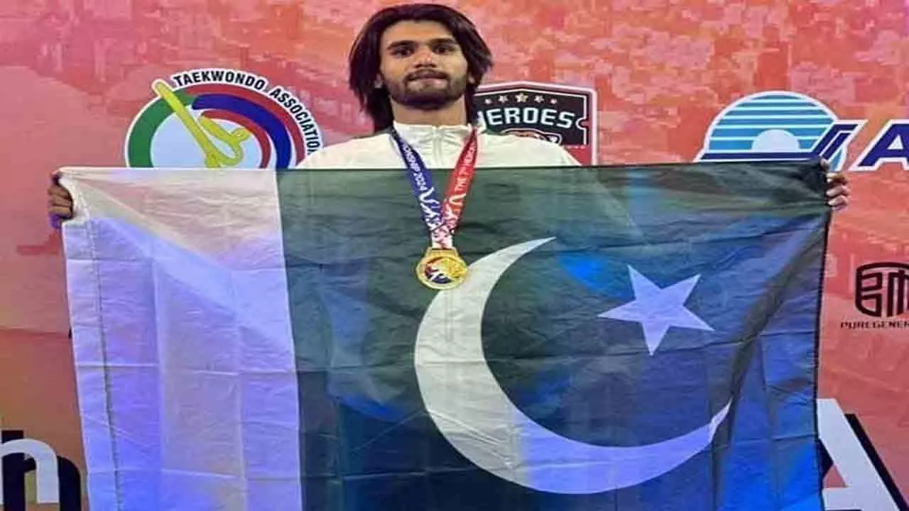ساتویں تائیکوانڈو چیمپئن شپ ؛  پاکستانی عامر خان نے گولڈ میڈل اپنے نام کرلیا