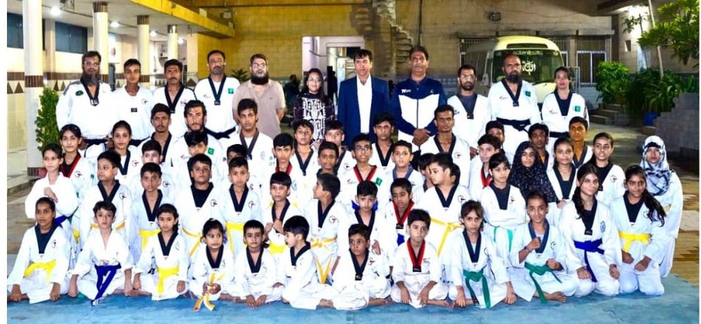 تائیکوانڈو کا کھیل ھر اسکول، کالج اور یونیورسٹی میں بہت زیادہ مقبول هورہا ہے ; صدر شبیر حسین