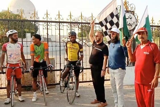 کراچی ؛ منشیات سے آزاد پاکستان گولڈ کپ سائیکل ریس کا افتتاح