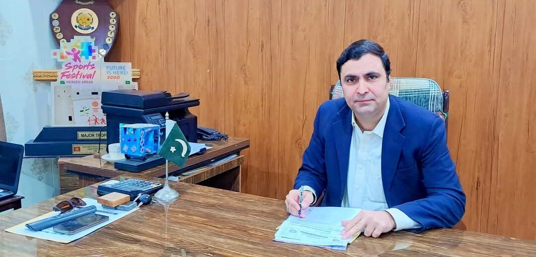 پشاور ; ڈسٹرکٹ سپورٹس آفیسر اعوان حسین نے اپنے عہدے کا چارج سنبھال لیا