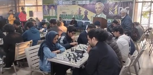قائد ڈے ریپڈ چیس چیمپئن شپ زوہیب حسن اور حافظہ مشعل نے جیت لی