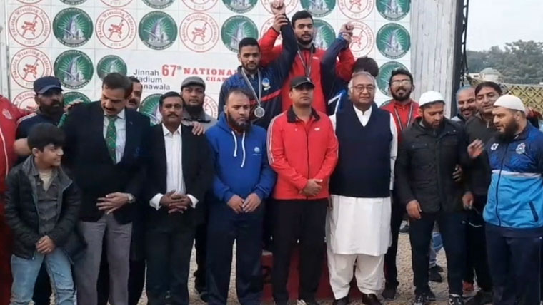 67 ویں نیشنل ریسلنگ چیمپئن شپ پاکستان آرمی نے جیت لی