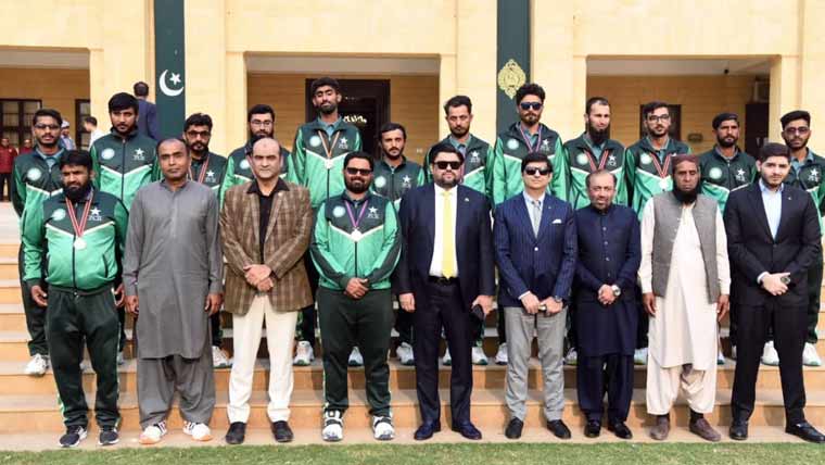 پاکستان بلائنڈ کرکٹ ٹیم کے اعزاز میں گورنر ہاؤس میں تقریب
