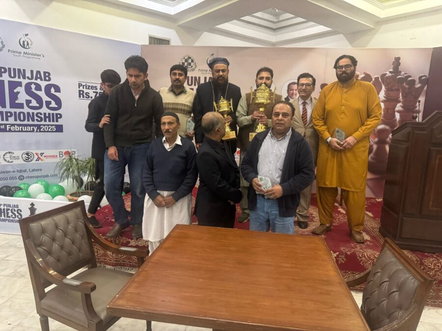 39 آل پنجاب چیس چیئمن شپ لاہور کے زوہیب گیلانی نے جیت لی