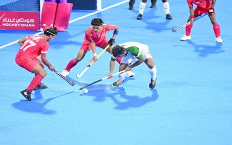 پاک عمان ہاکی سیریز ؛ عمان نے دوسرے ہاکی میچ میں پاکستان کو شکست دیدی