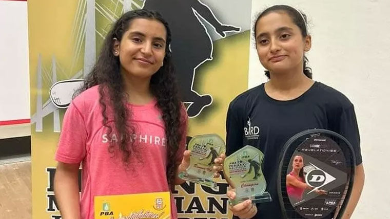 سحرش نے یو ایس اے جونیئر ویمن گولڈ سکواش چیمپئن شپ جیت لی