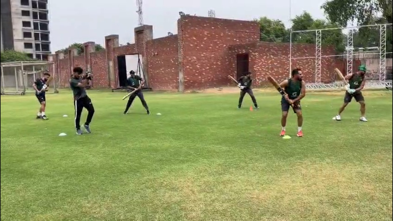 قومی کرکٹرز کے سکلز ڈیولپمنٹ کیمپ کا پہلا روز