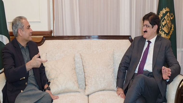 وزیر اعلیٰ سندھ کی محسن نقوی سے ملاقات ; سندھ میں کرکٹ کے فروغ پر تفصیلی گفتگو