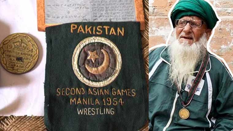 پاکستان کے پہلے انٹرنیشنل گولڈ میڈلسٹ ریسلر دین محمد انتقال کرگئے