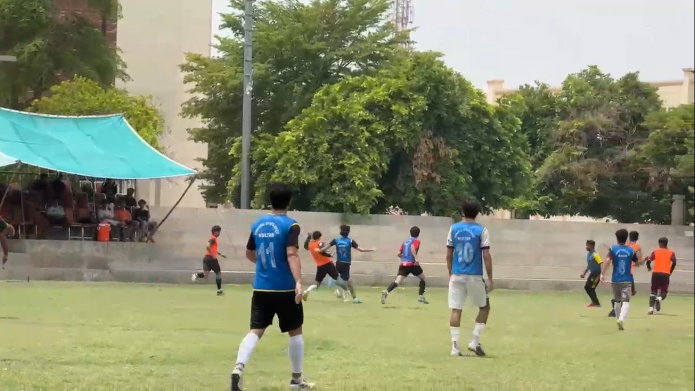 انڈر 23 نیشنل مینز فٹبال ٹیم کے ٹرائلز ملتان میں جاری