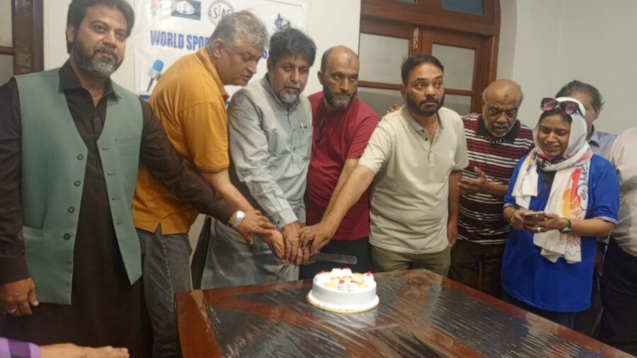  ورلڈ سپورٹس جرنلسٹس ڈے پر کراچی میں بھی اسپورٹس جرنلسٹس ڈے منایا گیا