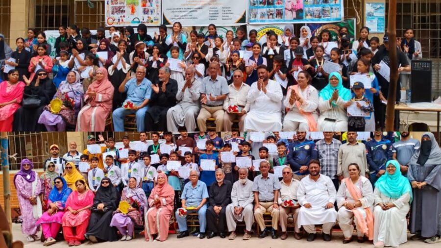 سندھ جونیئر اسپورٹس ایسوسی ایشن کے زیر اہتمام سمر کیمپ کی شاندار اختتامی تقریب