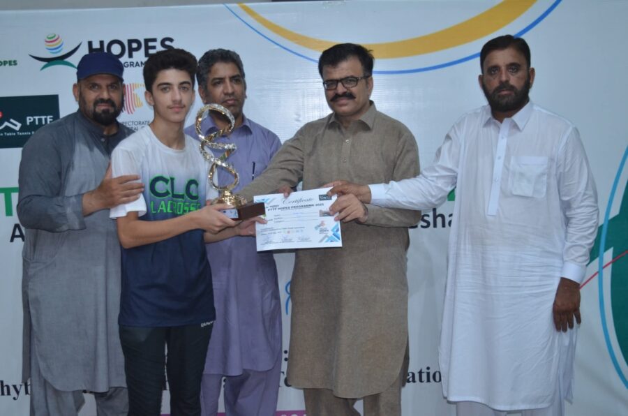 آل پاکستان ٹیبل ٹینس ماسٹر کپ کے مقابلے اختتام پذیر ہوگئے
